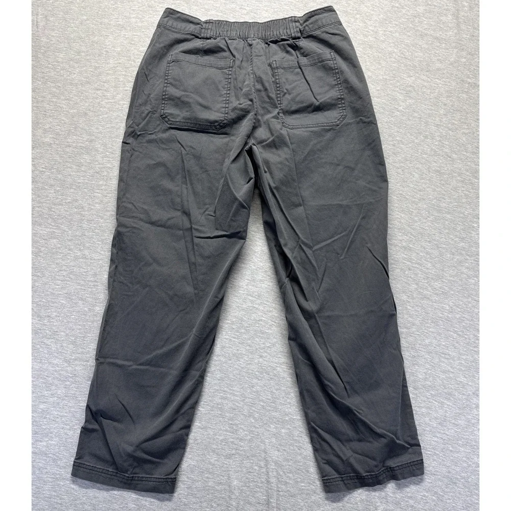 Old Navy OG Chino Pants Mens Medium Gray Cotton Stretch High Rise Straight Leg
